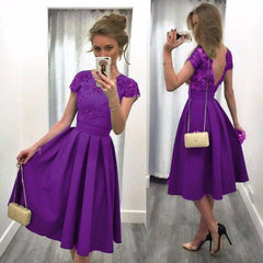 Backless dress dress-Purple-3