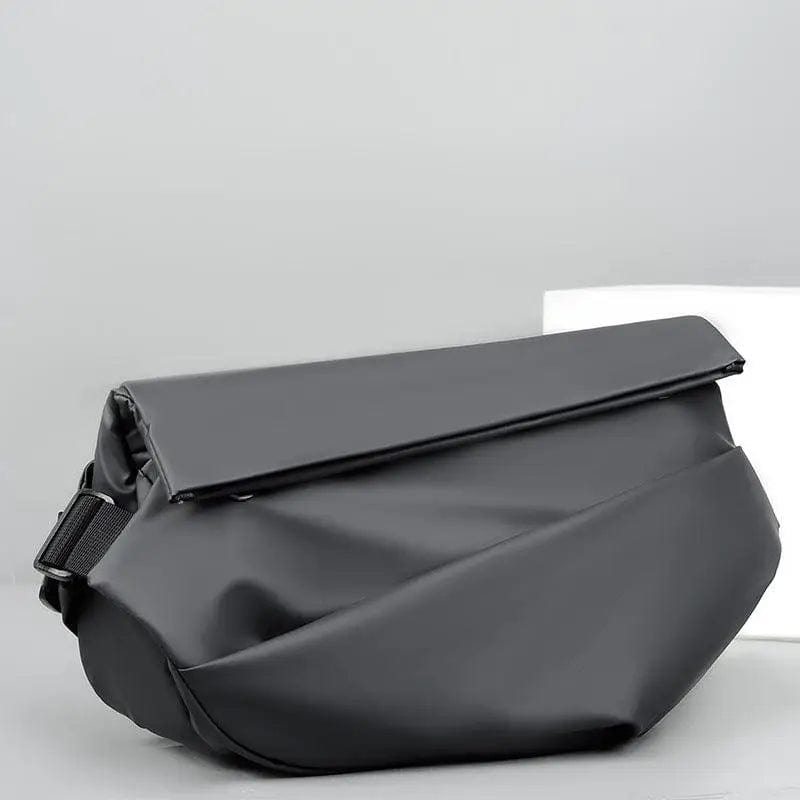 LOVEMI  Bags Shoulder bags Grey Lovemi -  Functional Crossbody Bag Men Cool Motorcycle Sling Backpack