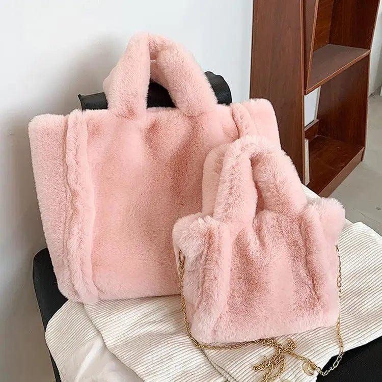 LOVEMI  Bags Shoulder bags Lovemi -  Winter Bags Chain Plush Handbag Totes Women Shoulder Bag