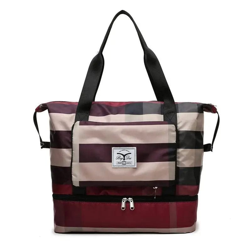 LOVEMI  Bags Shoulder bags Wine red Lovemi -  Foldable Travel Duffel Bag Fitness Waterproof Dry And Wet