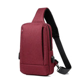 LOVEMI  Bags Shoulder bags Wine red Lovemi -  Men Chest Bag Shoulder Bags Crossbody Sling Backpack