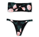 Bandeau Bikini Floral Swimwear Print Swimsuit Brazilian-1-1