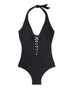 Bikini Swim Fashion Sexy Solid Color One-piece-2