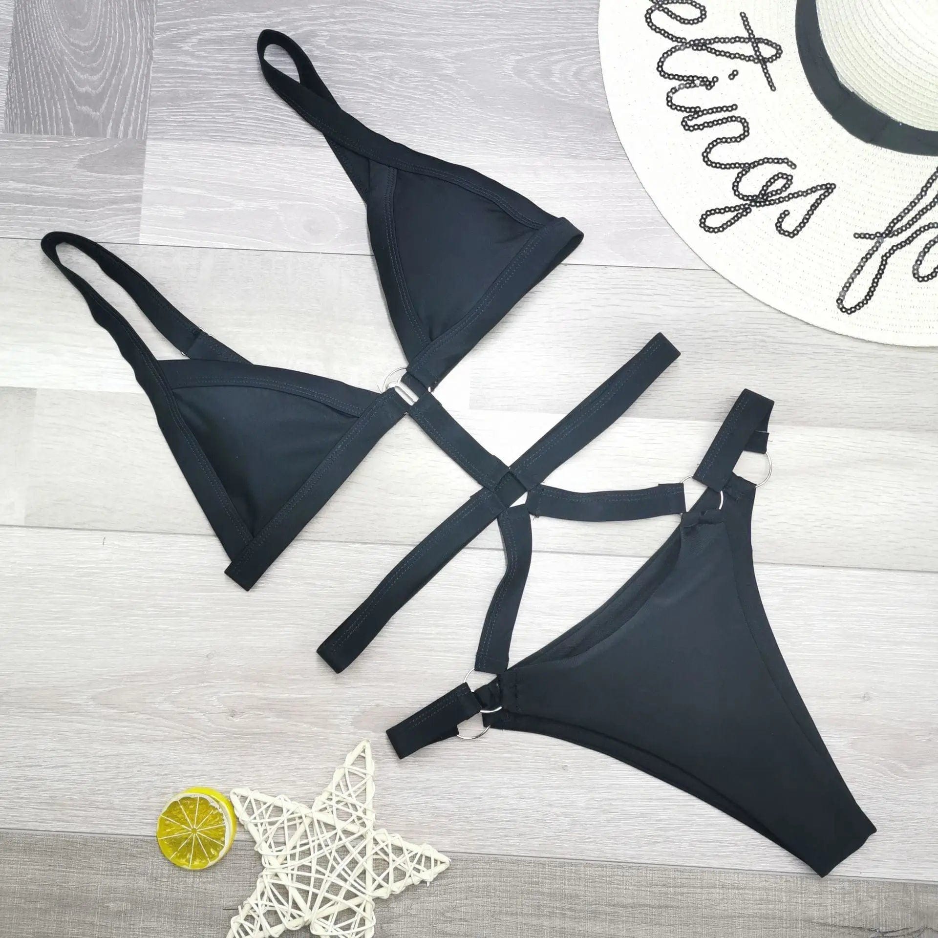 LOVEMI  Bikinis Black / M Lovemi -  Women's sexy one-piece bikini