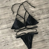 LOVEMI  Bikinis Black / S Lovemi -  Sexy Strappy Bikini for Women