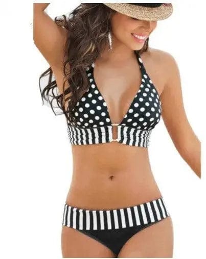 LOVEMI  Bikinis Black / S Lovemi -  Xin Mengling Recommends Cute Sexy Polka Dot Split Foreign