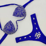 LOVEMI  Bikinis Blue / S Lovemi -  New Hot Diamond European And American Swimsuit Bikini