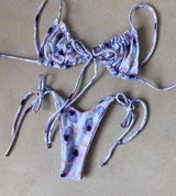 LOVEMI  Bikinis DY22 / M Lovemi -  Women's Split Bikini Solid Color Strappy Swimsuit