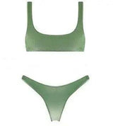 LOVEMI  Bikinis Green / L Lovemi -  Sexy low waist Bikini Bathing Suit