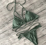 LOVEMI  Bikinis Green / XL Lovemi -  Sexy Strappy Bikini for Women