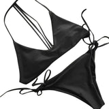 LOVEMI  Bikinis Lovemi -  New solid color ladies bikini split swimsuit
