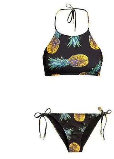 LOVEMI  Bikinis Lovemi -  Pineapple Print Swimsuit Bikinis Suit