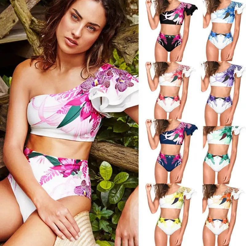 LOVEMI  Bikinis Lovemi -  Women's Sexy Two-piece Swimwear Floral Print Swimsuit Bikini