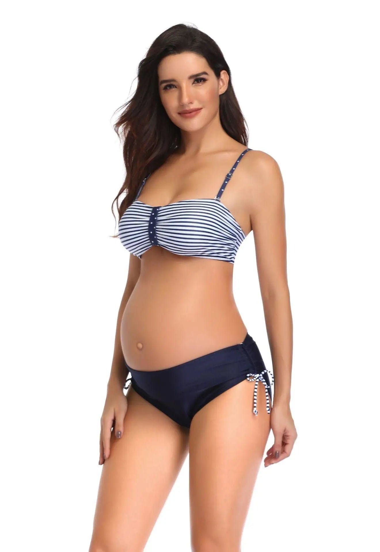 LOVEMI  Bikinis NavyBlue / S Lovemi -  Pregnant women split swimsuit