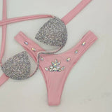 LOVEMI  Bikinis Pink / S Lovemi -  New Hot Diamond European And American Swimsuit Bikini