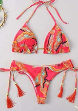 LOVEMI  Bikinis Printing5 / S Lovemi -  Sexy Split Bikini 25 Color Explosive Plus Color Swimsuit