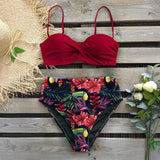 LOVEMI  Bikinis Red / L Lovemi -  Sexy Print Bikini Female Swimsuit