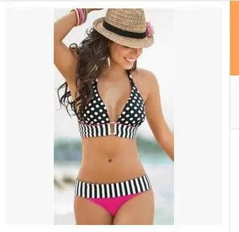 LOVEMI  Bikinis WineRed / S Lovemi -  Xin Mengling Recommends Cute Sexy Polka Dot Split Foreign