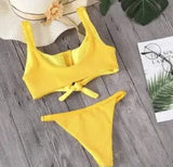 LOVEMI  Bikinis Yellow / S Lovemi -  The New Europe And The United States Sexy Swimsuit Bikini