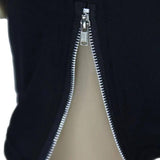 LOVEMI - Lovemi - Black and white long sleeve bottoming skirt
