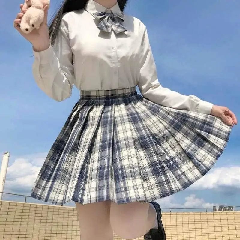 LOVEMI Blousse A / XS Lovemi -  Uniform Yamabuki Gentle One-cut Pleated Skirt Academy