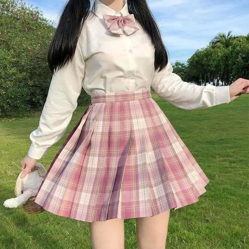 LOVEMI Blousse E / XS Lovemi -  Uniform Yamabuki Gentle One-cut Pleated Skirt Academy
