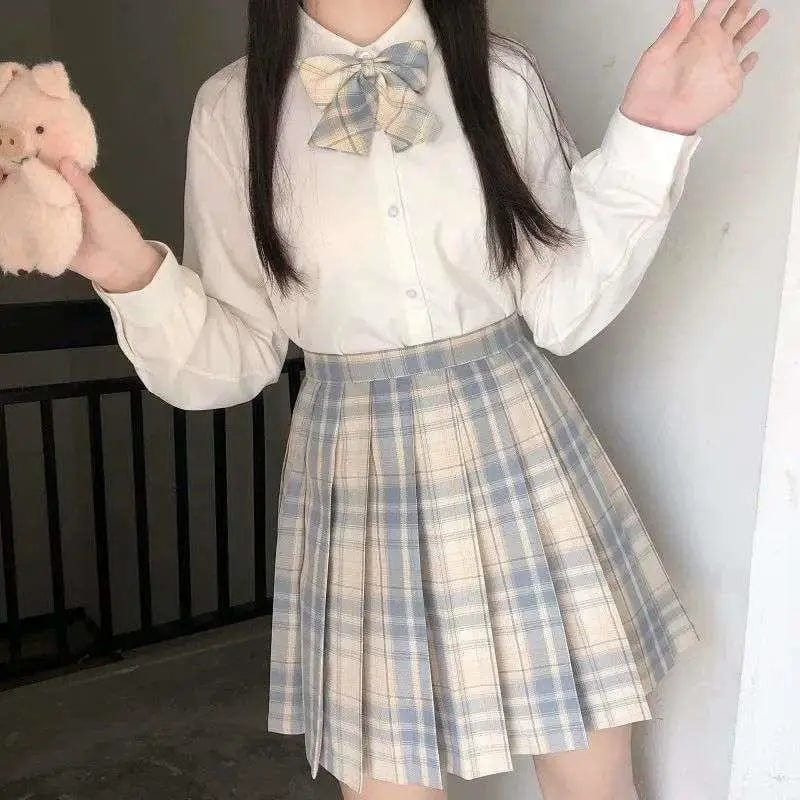 LOVEMI Blousse F / XS Lovemi -  Uniform Yamabuki Gentle One-cut Pleated Skirt Academy