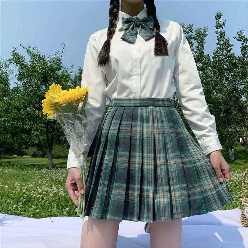 LOVEMI Blousse H / XS Lovemi -  Uniform Yamabuki Gentle One-cut Pleated Skirt Academy