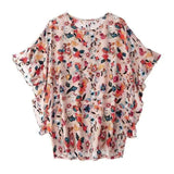 LOVEMI Blousse Picture color / M Lovemi -  Printed Shirt Women Short-sleeved Chiffon Top