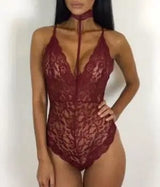 LOVEMI  Bodysuit Darkred / XL Lovemi -  Women Sexy Erotic Plus Size Teddy Lingerie