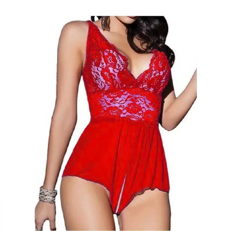 LOVEMI  Bodysuit Red / XL Lovemi -  Lace sexy lingerie