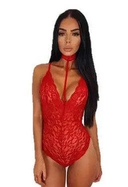 LOVEMI  Bodysuit Red / XL Lovemi -  Women Sexy Erotic Plus Size Teddy Lingerie