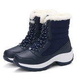 LOVEMI  Boots Dark blue / 4 Lovemi -  Snow Boots Plush Warm Ankle Boots For Women Winter Shoes