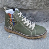 LOVEMI  Boots Green / 5 Lovemi -  New snow boots women flat heel