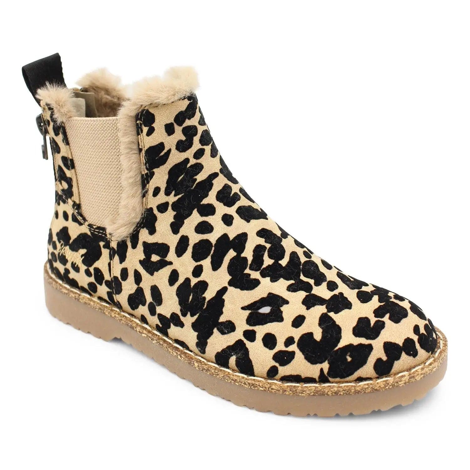 LOVEMI  Boots Leopard print / 4 Lovemi -  Leopard Shoes Warm Plush Ankle Boots For Women