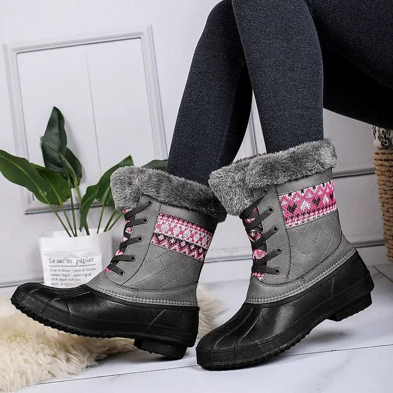 LOVEMI  Boots Lovemi -  Winter High-top Hiking Shoes Women Non-slip Plus Velvet