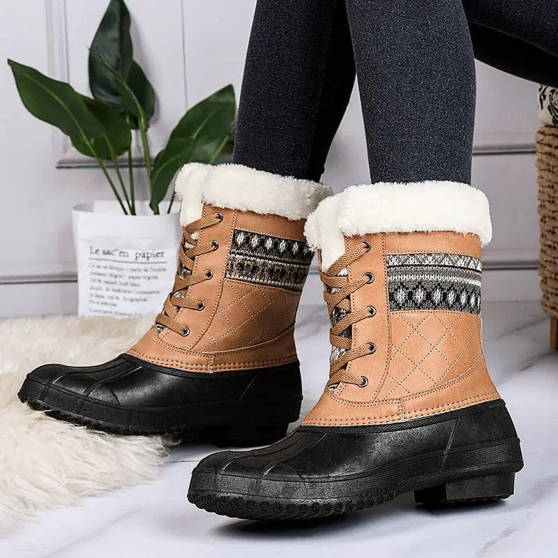 LOVEMI  Boots Lovemi -  Winter High-top Hiking Shoes Women Non-slip Plus Velvet