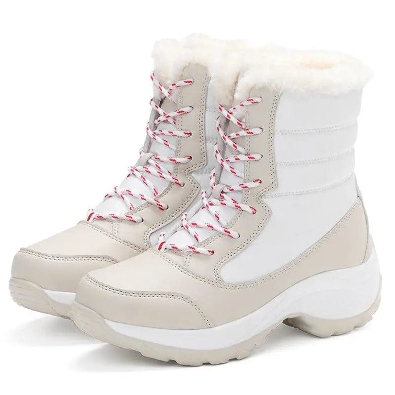 LOVEMI  Boots Off white / 4 Lovemi -  Snow Boots Plush Warm Ankle Boots For Women Winter Shoes