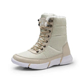 LOVEMI  Boots White / 5 Lovemi -  New High-top Plus Velvet Padded Snow Boots Women