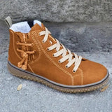 LOVEMI  Boots Yellow brown / 6 Lovemi -  New snow boots women flat heel