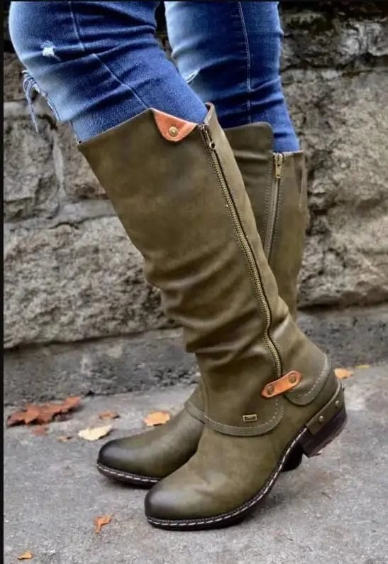 LOVEMI  Bottes 6 / Army Green Lovemi -  Women Boots