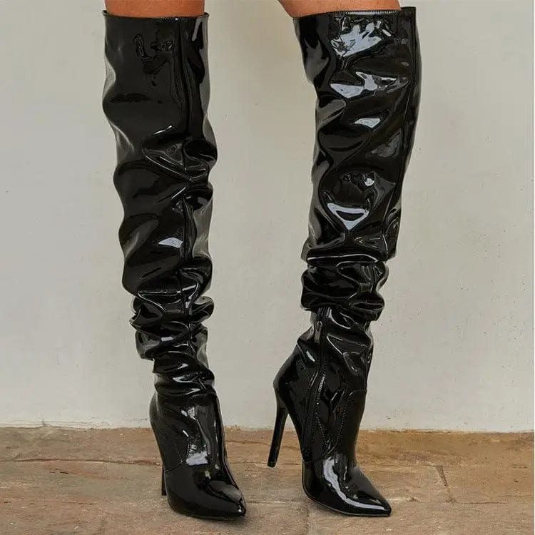 LOVEMI  Bottes Black / 4 Lovemi -  Knee High Long Boots Women Fashion Super High Heel Party