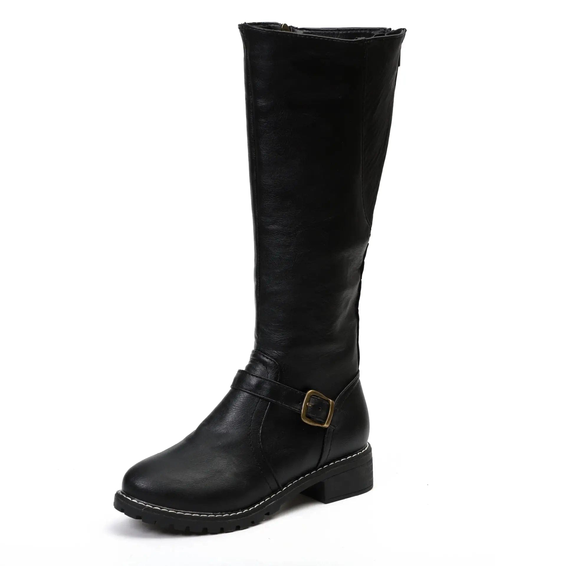 LOVEMI  Bottes Black / 9 Lovemi -  Women's BootsThick Heel Knight Boots Women