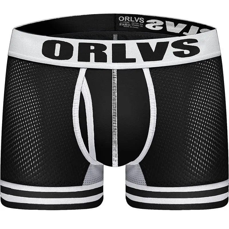 LOVEMI  Boxer M Black / M Lovemi -  Men's Boxer Shorts Low-Waist Elastic Hip-Lift Boxer Briefs