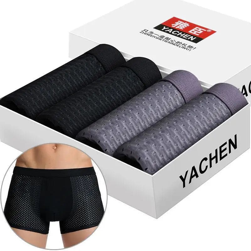 LOVEMI  Boxer M ColorD / 2XL Lovemi -  Silky mesh boxer briefs