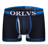 LOVEMI  Boxer M DarkBlue / M Lovemi -  Men's Boxer Shorts Low-Waist Elastic Hip-Lift Boxer Briefs