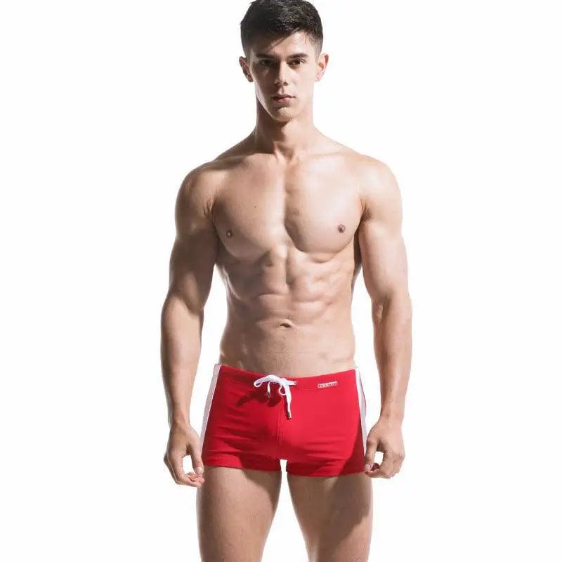LOVEMI  Boxer M Red / L Lovemi -  Men's boxer swim shorts