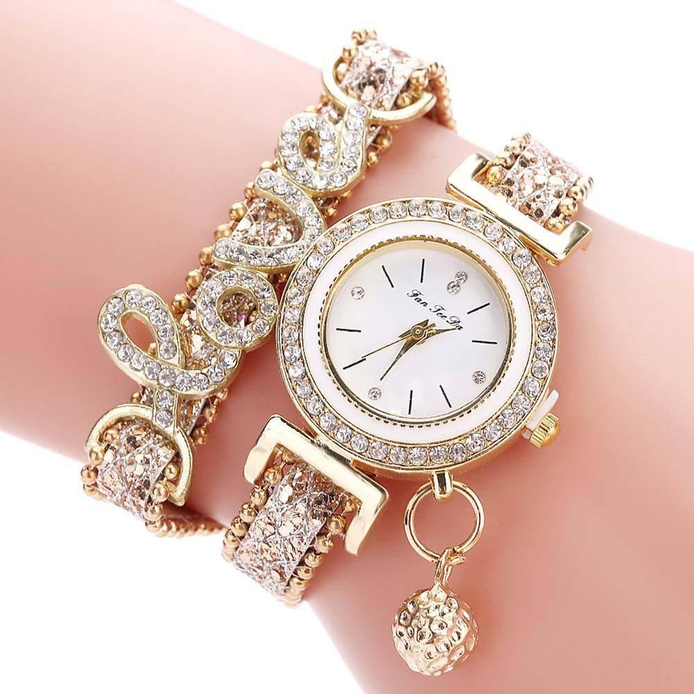 Bracelet watch-Gold-5