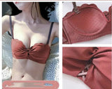 LOVEMI  Bras Singlered / 7032B Lovemi -  Passionate lingerie small chest gathered without steel ring