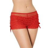 Briefs lace butterfly sexy lingerie-Red-4